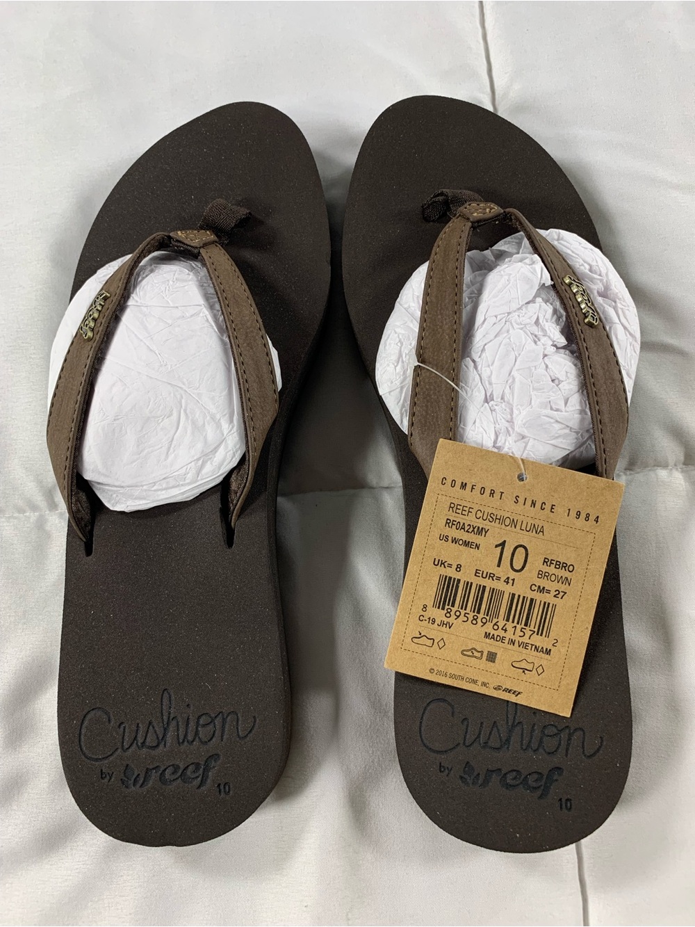 New REEF cushion Luna sandals womens size 10